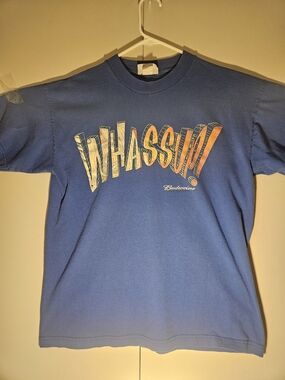 Budweiser Blue WHASSUP! Graphic Tee